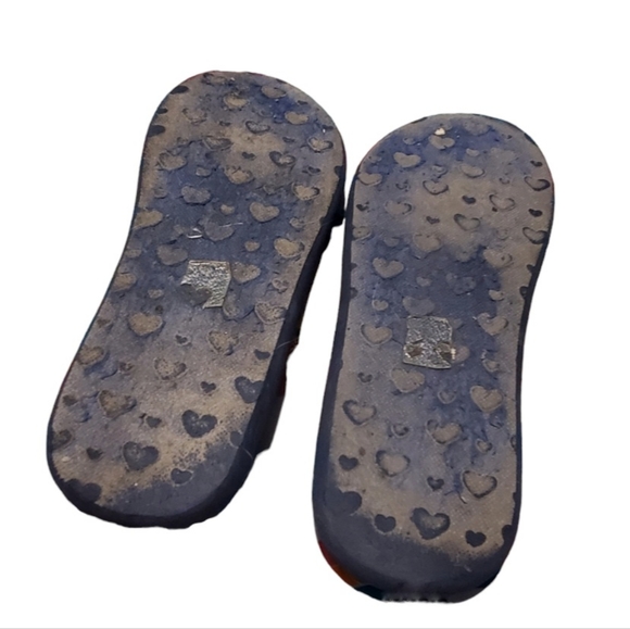 Rocket Dog cushy  Floral soft strap flip flops. Navy footbed. Size 7 US. - Picture 4 of 5